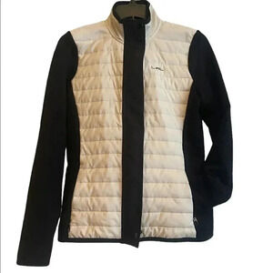 Like New Ralph Lauren Atleisure Jacket Black and Cream